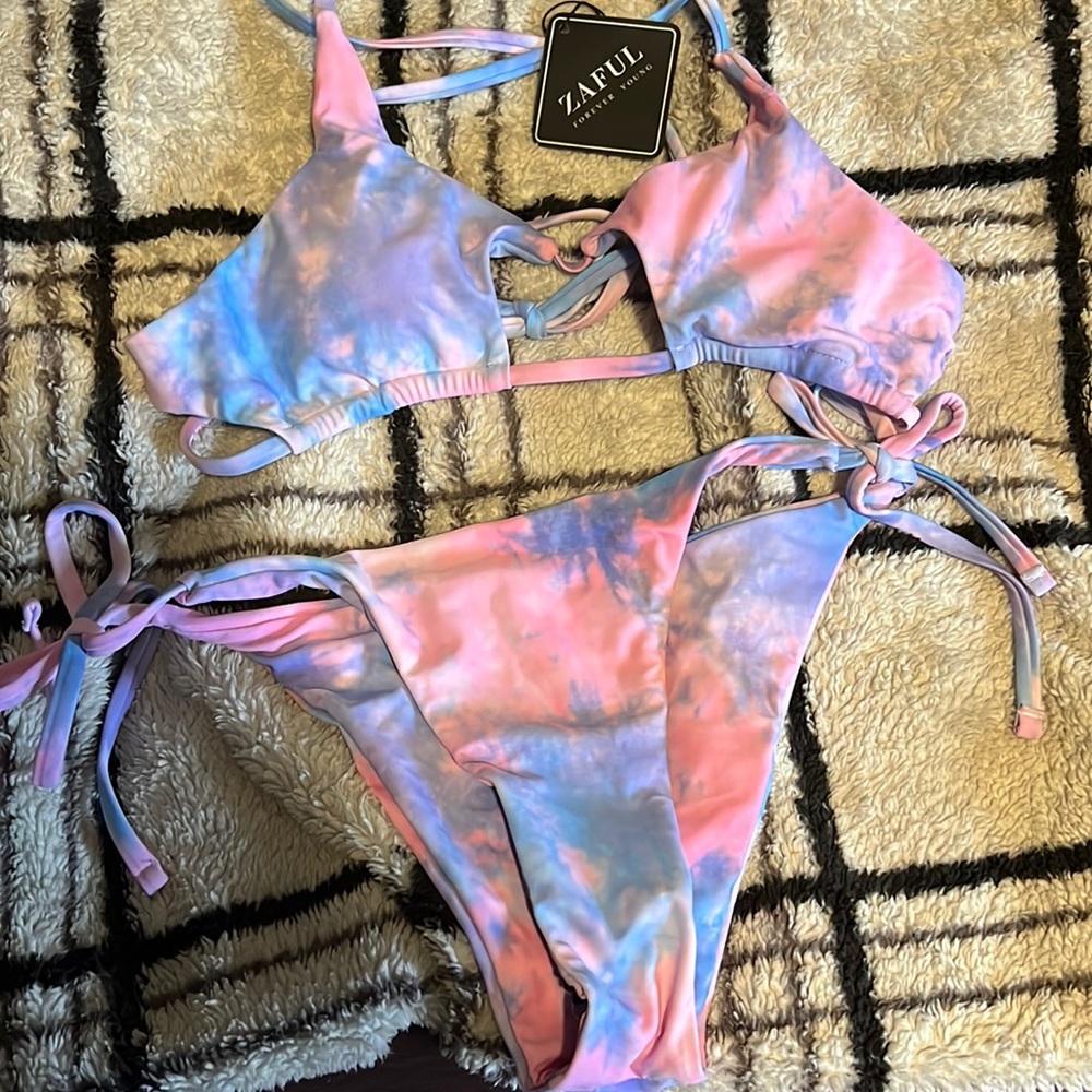 Tie dye bikini NEW With tags